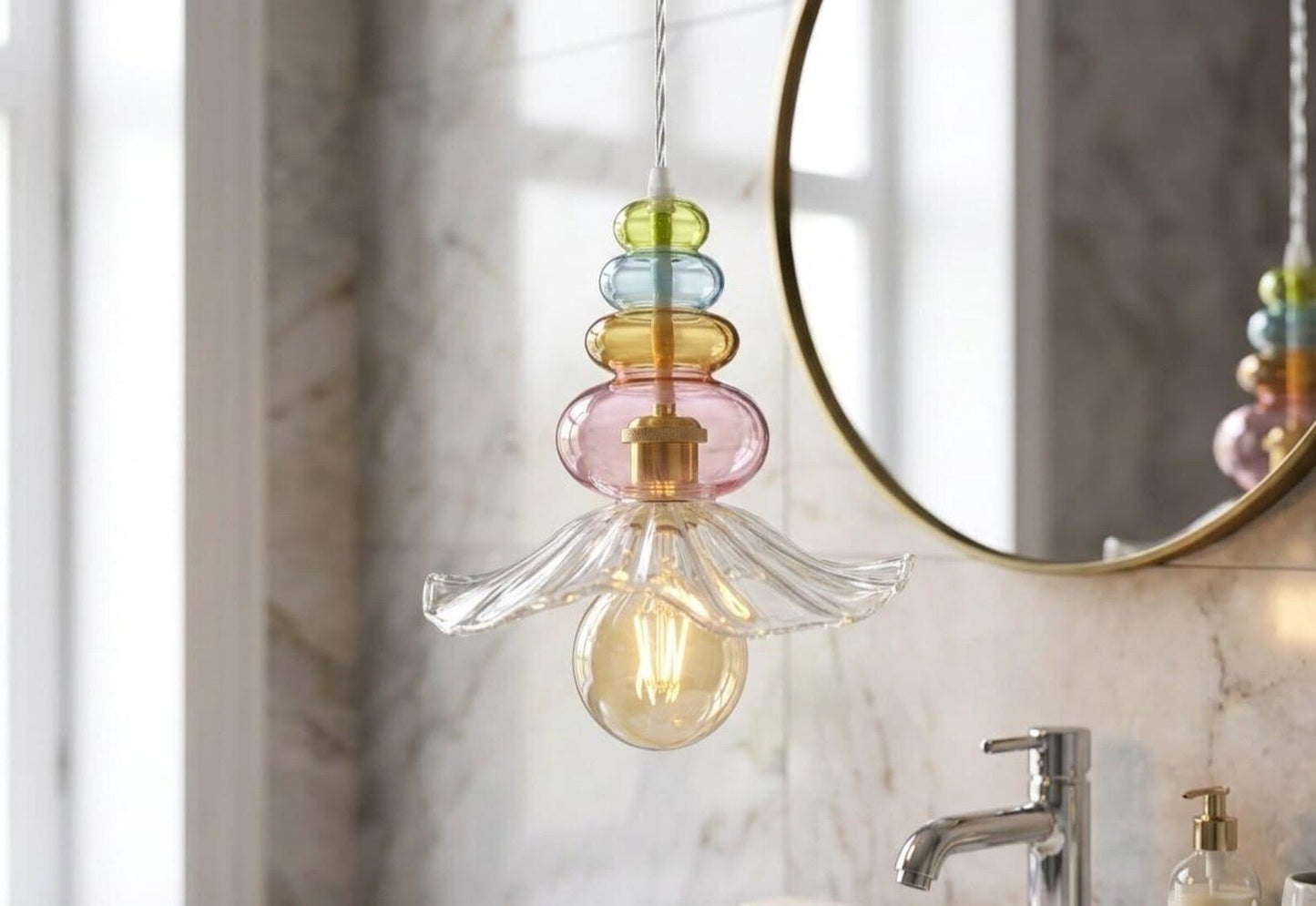 prism-glow-layers-light-pendant | Les Trois Pyramides