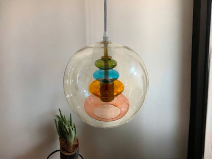 Prism Glow light pendant: Custom colors