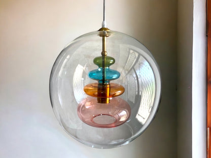 Prism Glow light pendant: Custom colors