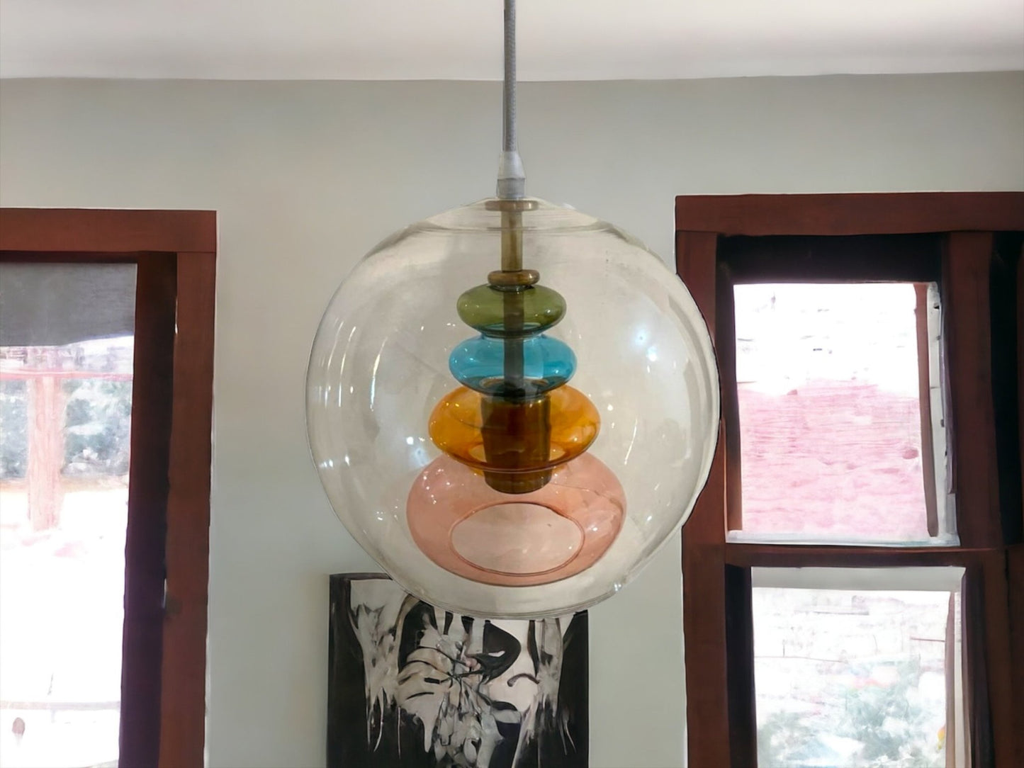 Prism Glow light pendant: Custom colors