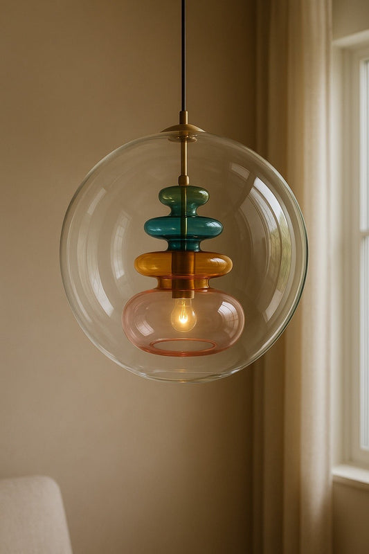 Prism Glow light pendant: Custom Colors | LesTroispyramides