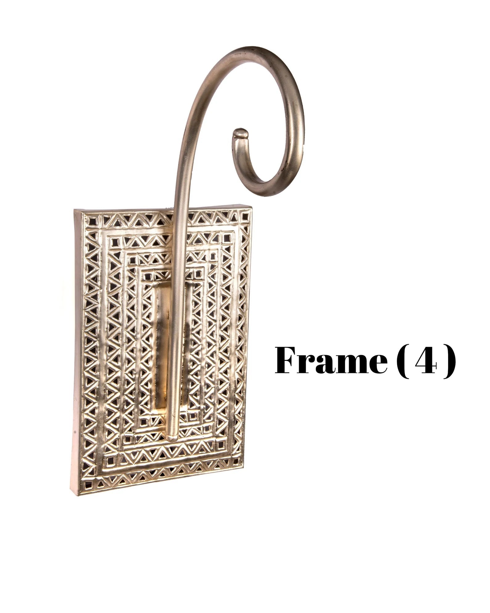 Ribbed Clear Glass Wall Sconce with Brass Arm – Handmade Wall Light | Les Trois Pyramides