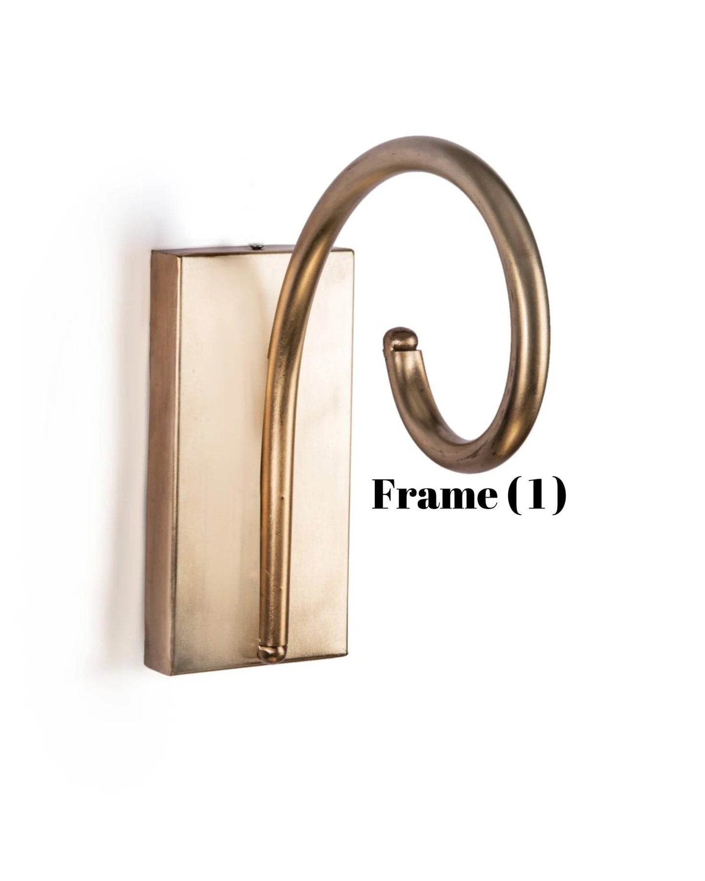 Ribbed Clear Glass Wall Sconce with Brass Arm – Handmade Wall Light | Les Trois Pyramides