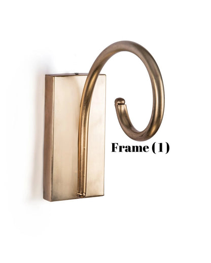 Ribbed Clear Glass Wall Sconce with Brass Arm – Handmade Wall Light | Les Trois Pyramides