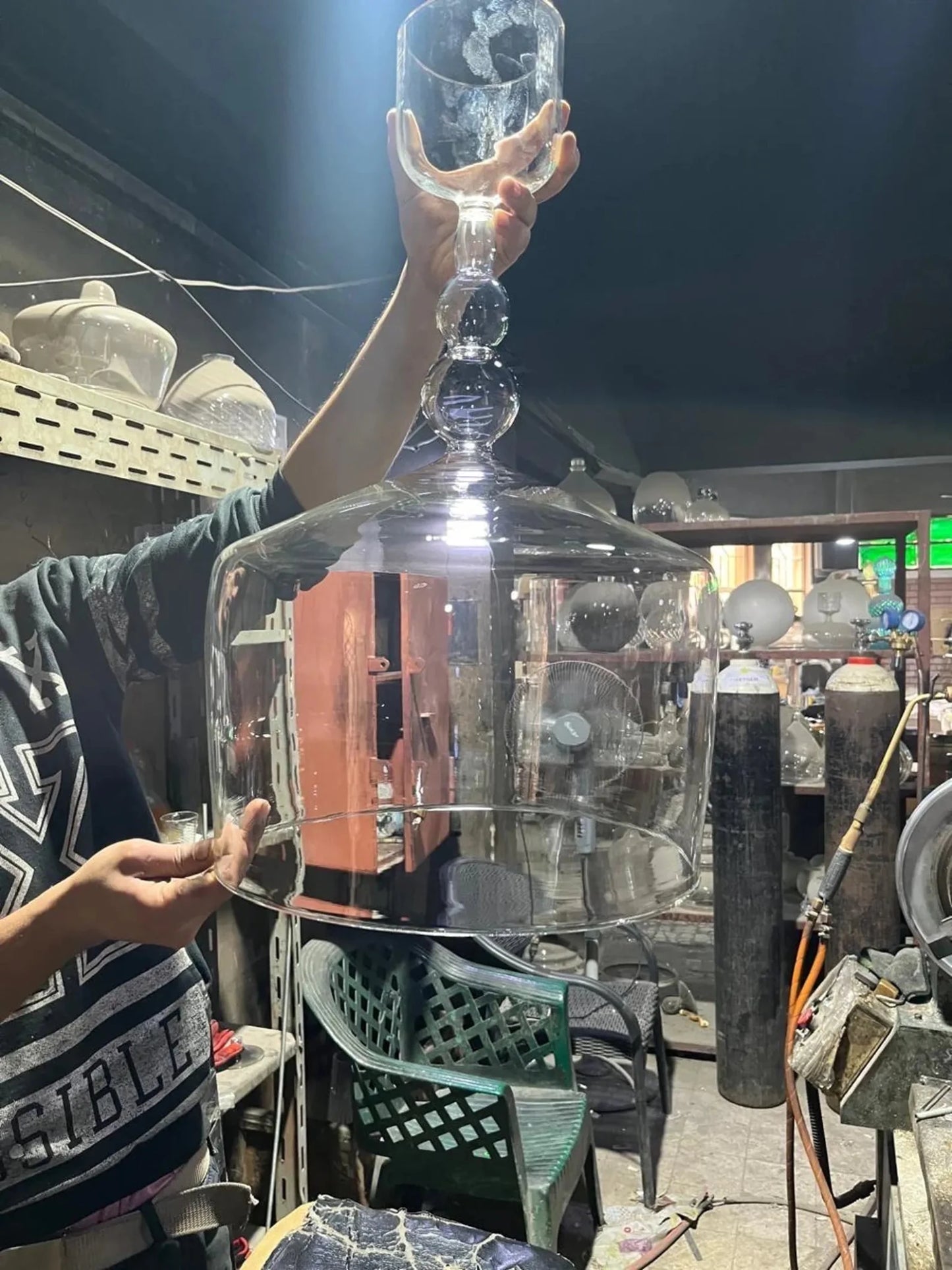 Modern blue  Lights  - Les Trois Pyramides 