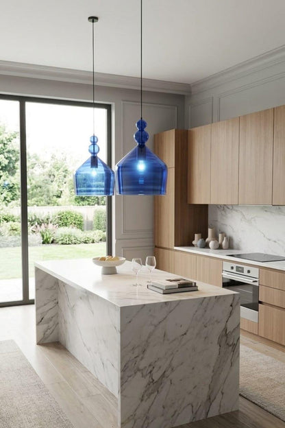 Modern blue Lights for kitchen  - Les Trois Pyramides 
