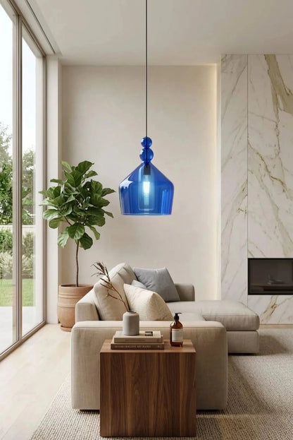 Modern blue Lights for living room - Les Trois Pyramides 