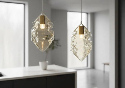 Set of 4 Seashell Modern Pendants Lights - Les Trois Pyramides 