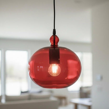 Set of 5 Handmade Fruity Shaped Handmade Multicolored Hanging Lamp for Dining Room Lights - Les Trois Pyramides