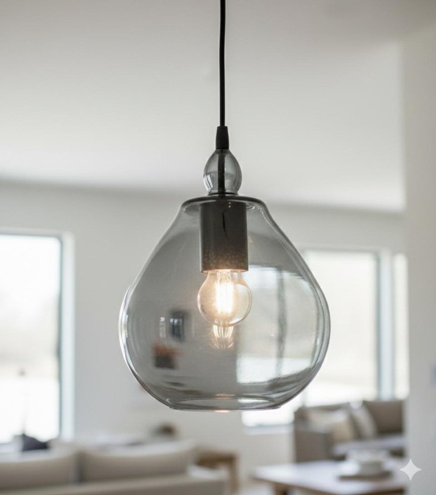 Set of 5 Handmade Fruity Shaped Handmade Multicolored Hanging Lamp for Dining Room Lights - Les Trois Pyramides