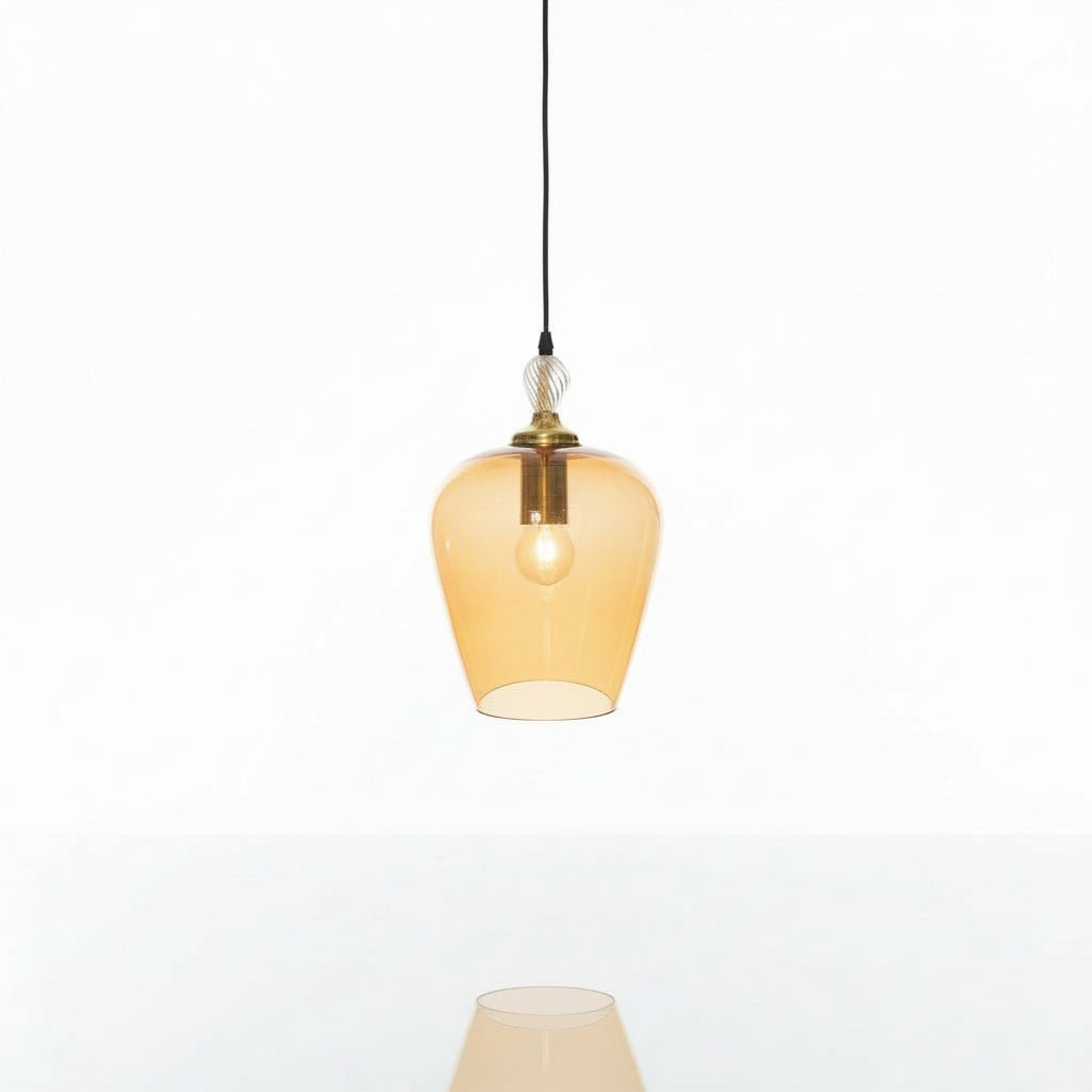 Set of Three Blown Glass Light Pendants – Custom Colors for Kitchen or Home