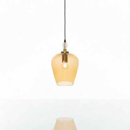 Set of Three Blown Glass Light Pendants – Custom Colors for Kitchen or Home