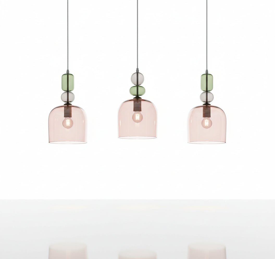 Set of Three Modern pendants lights For Kitchen Island