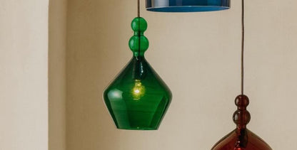 Modern Multicolored Handmade Deco Light Fixtureg Lights - Les Trois Pyramides 