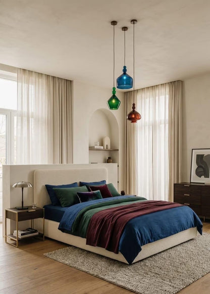 Modern Multicolored Handmade Deco Light Fixtureg Lights - Les Trois Pyramides 