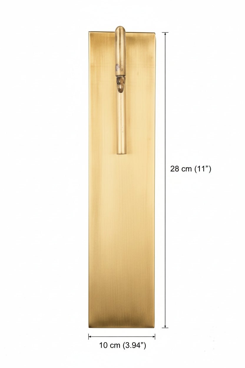 Smokey Grey Blown Glass Wall Sconce – Handmade Brass Wall Light for Hallway, Bedroom & Living Room | Vintage Lighting Fixture