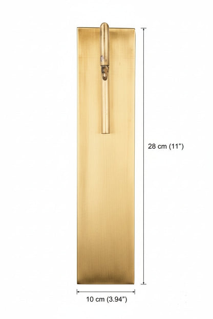 Smokey Grey Blown Glass Wall Sconce – Handmade Brass Wall Light for Hallway, Bedroom & Living Room | Vintage Lighting Fixture