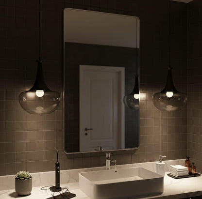 Smoky Glass Bottle Pendant Light for bathroom – Hand-Blown Modern Glass Lighting
| Les Trois Pyramides.