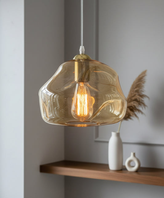 Stone Light Pendant - Les Trois Pyramides