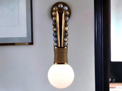 TALISMAN : Handmade LOOP SCONCE (Brass)