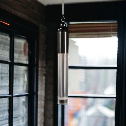 Tassel pendant Light with Frosted Glass