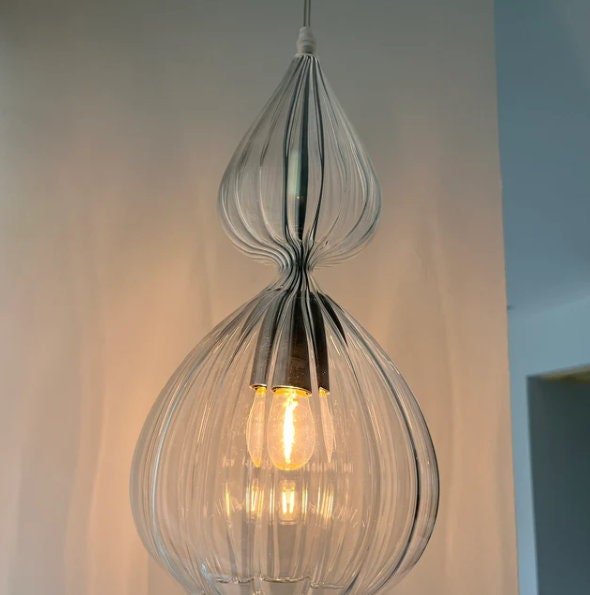 Art Deco Light Fixture - Les Trois Pyramides