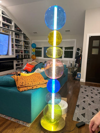The Bubbly Blown Glass Floor Lamp | Les Trois Pyramides