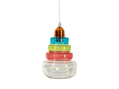 The Cake Blown Glass Light pendant