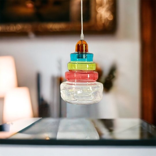 The Cake Blown Glass Light pendant