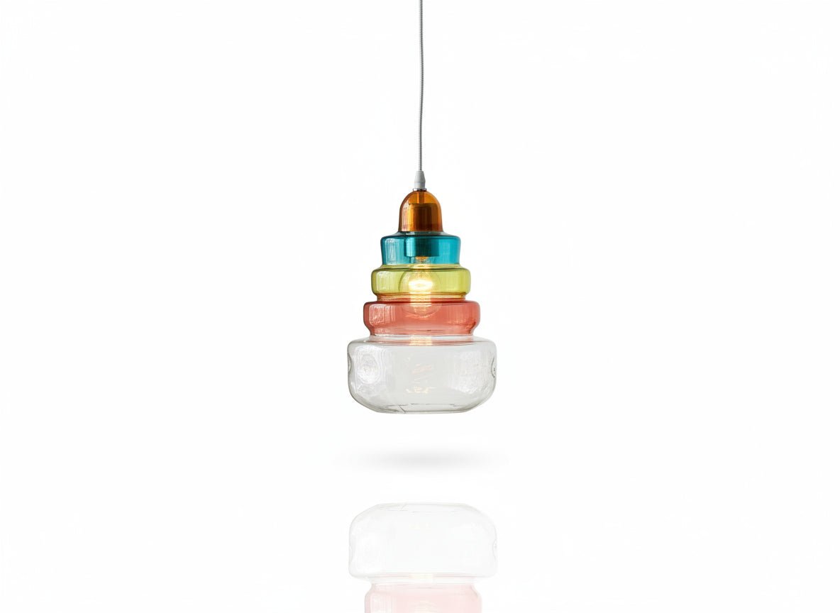 The Cake Blown Glass Light pendant