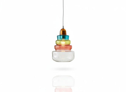 The Cake Blown Glass Light pendant