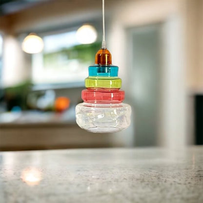 The Cake Blown Glass Light pendant