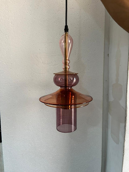 Tropical style blown glass Light for Kitchen Island | Les Trois Pyramides