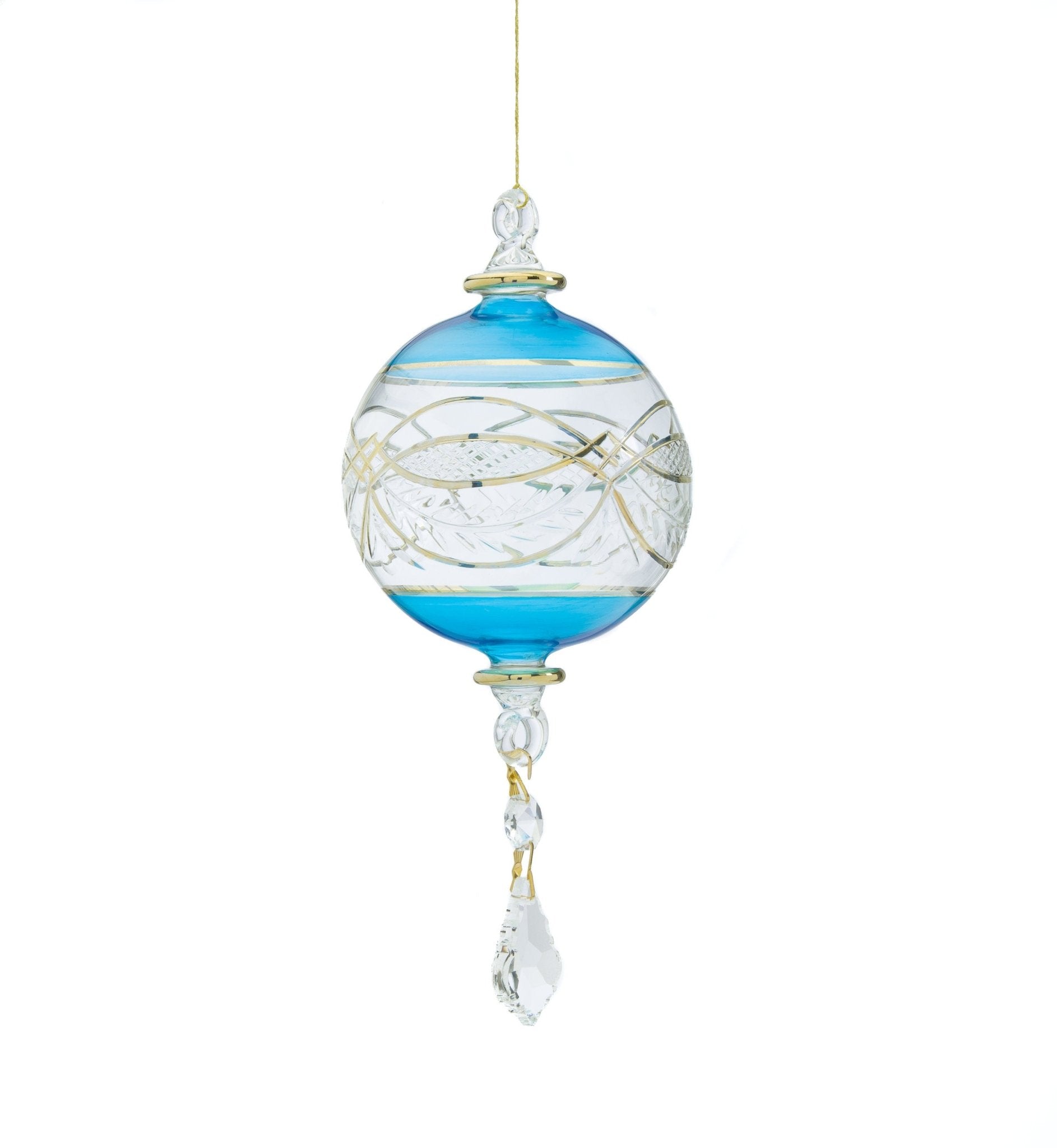 Turquoise Christmas Ornaments - Les Trois Pyramides