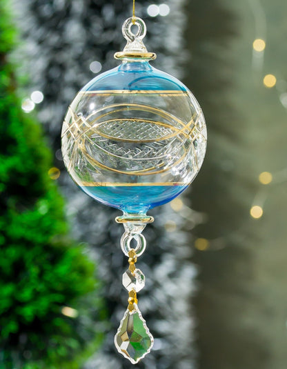 Turquoise Christmas Ornaments - Les Trois Pyramides