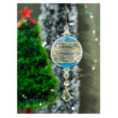 Turquoise Christmas Ornaments - Les Trois Pyramides