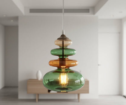 Verda Artisan Glass Pendant Light