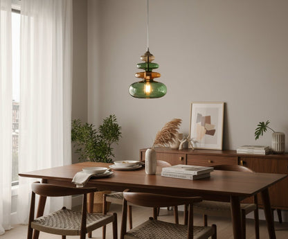 Verda Artisan Glass Pendant Light