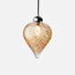 Blown Glass Light pendant with Gold frosted Glass