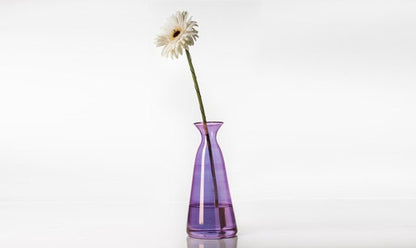 Blown Glass Art Deco Vase , Hand Blown Glassware , Blown Glass Vases , Vintage Glass Vase , Colored Glass Vases , Vase for Flowers - Les Trois Pyramides