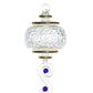 Tree topper clear Glass ornament