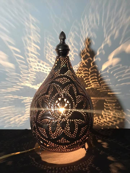 Handmade Bedside Night Lamp | Turkish Style | Handmade | Decorative Table lamp - Les Trois Pyramides