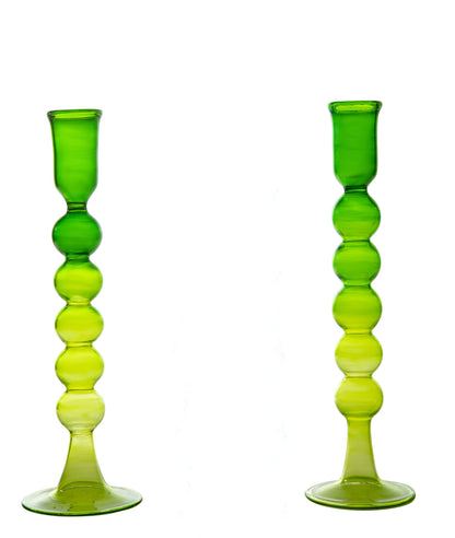 Set of Two Romantic Candle Holders - Les Trois Pyramides