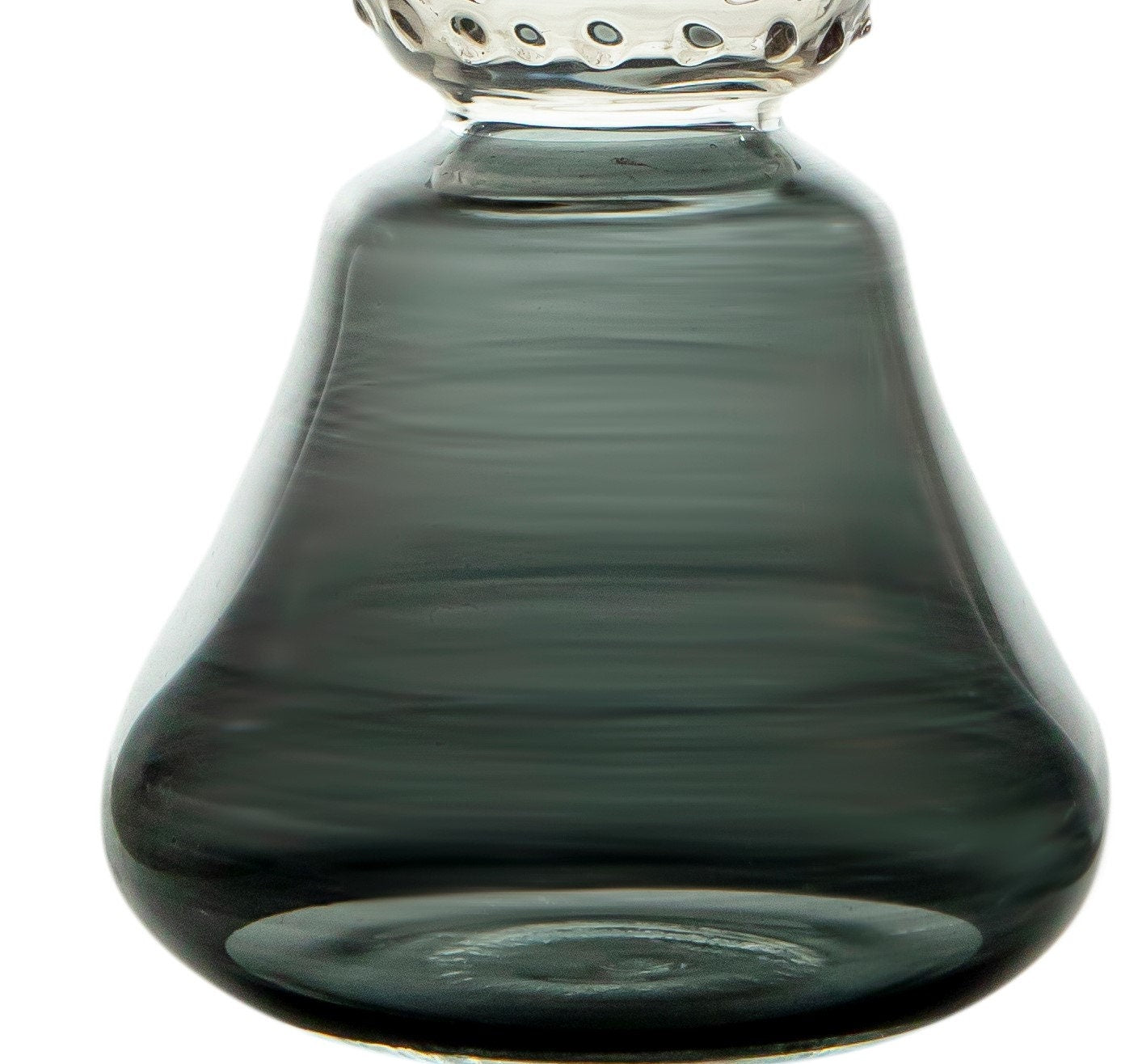 Shaded Black Vintage Classic Decanter Bottle with Stopper - Les Trois Pyramides