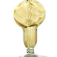 Gold perfume bottle - Hand painted - colored glassware - antique glassware - empty perfume bottle - hand blown glass - custom perfume bottle