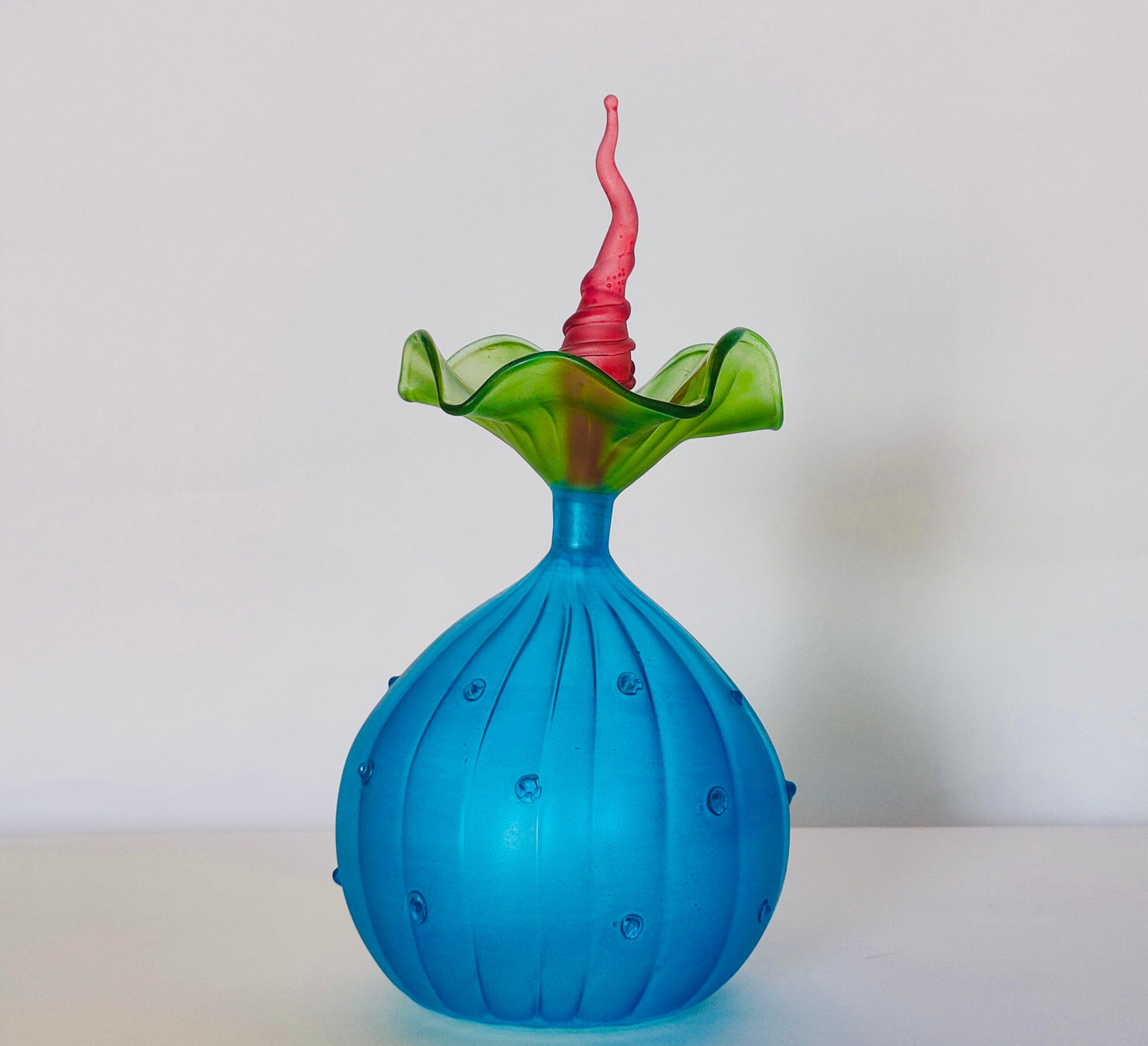 Mini Vase for flowers  , Art Deco , Hand blown Glassware , Blown glass vases , gifts , colored glass vases , vase for flowers