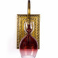 Smooth shaded Red Glass Sconce light fixture for Bedroom | Glass wall art | wall lights | wall sconce light | wall lighting