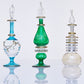 Egyptian essential oil holder bottles set of three | perfume oil Glass bottles | Hand painted blown glass bottles | vintage perfume bottles