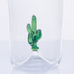Cactus plant blown Glass cup | Handmade drink Glasses | Handmade Glassware | handmade mug | ice coffee cup | minimalist mug | cute drinkware
