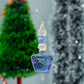 Clear and blue Tree topper ornament